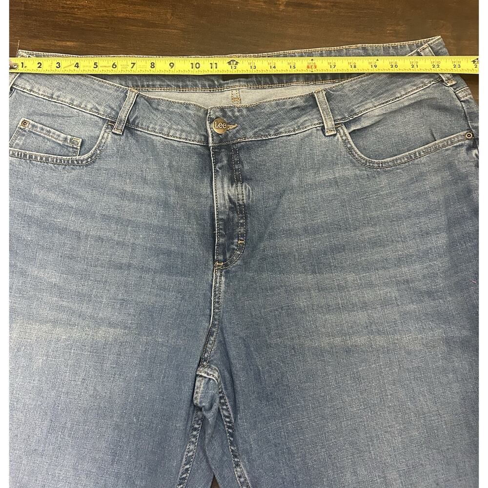 NWT Lee Friction Resistant Straight Mid Rise Denim 5-Pocket 26w - Picture 6 of 7